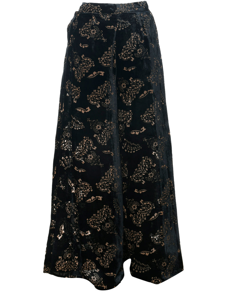 Velvet Fabric Trousers - W25 L30