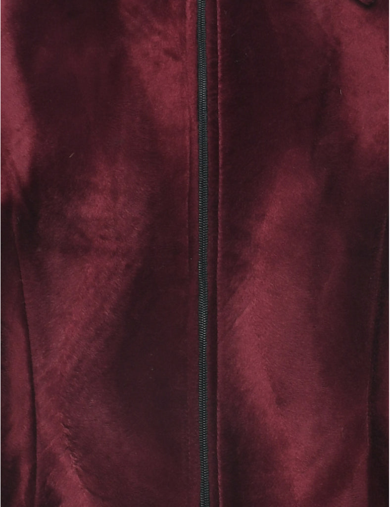 Velvet Maroon Jacket - M