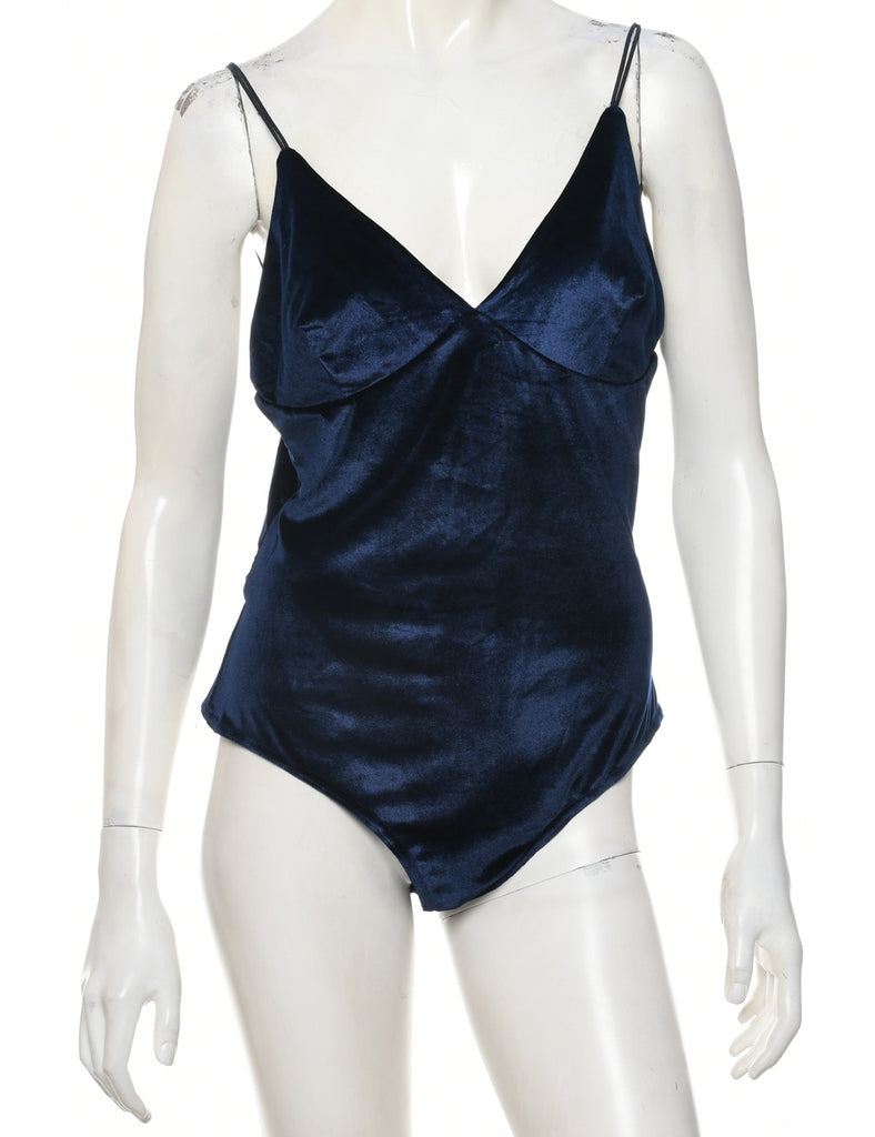 Velvet Navy Bikini - L