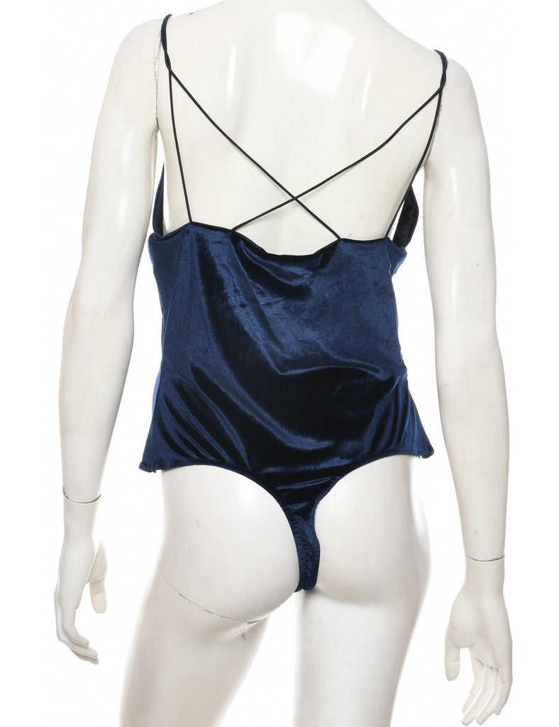 Velvet Navy Bikini - L