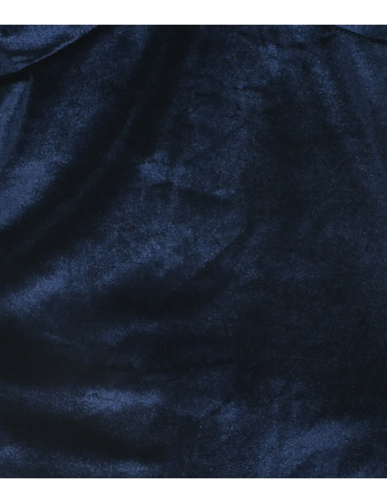 Velvet Navy Bikini - L
