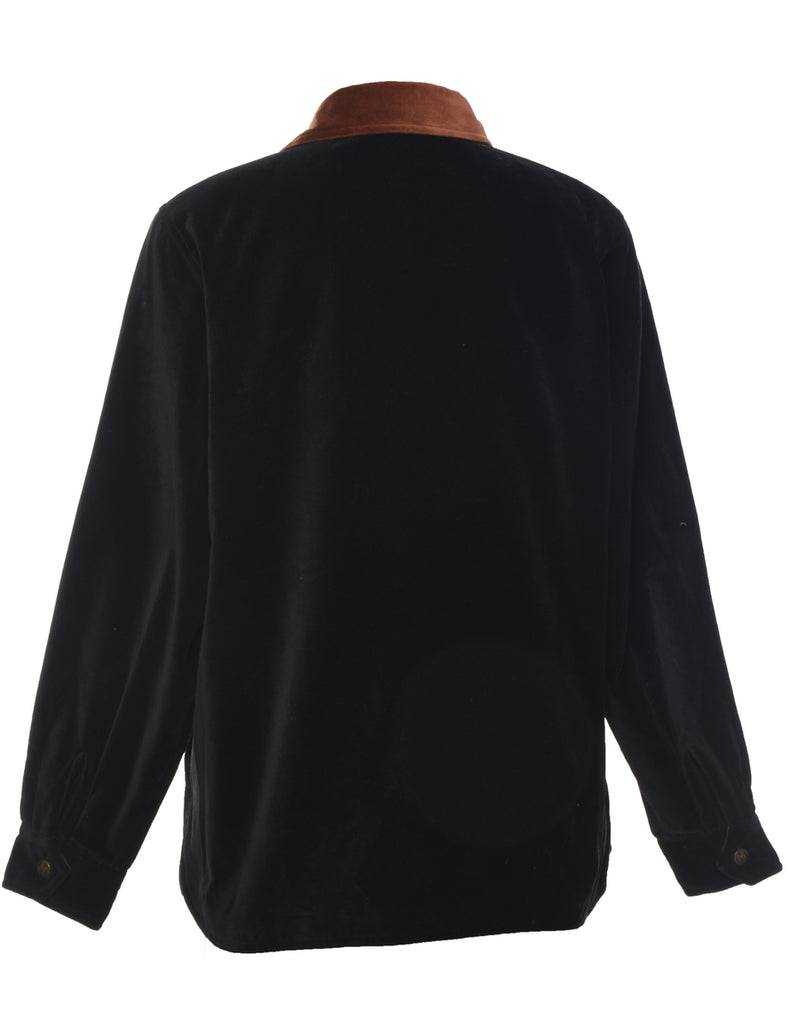 Velvet Owl Embroiderd Jacket - M