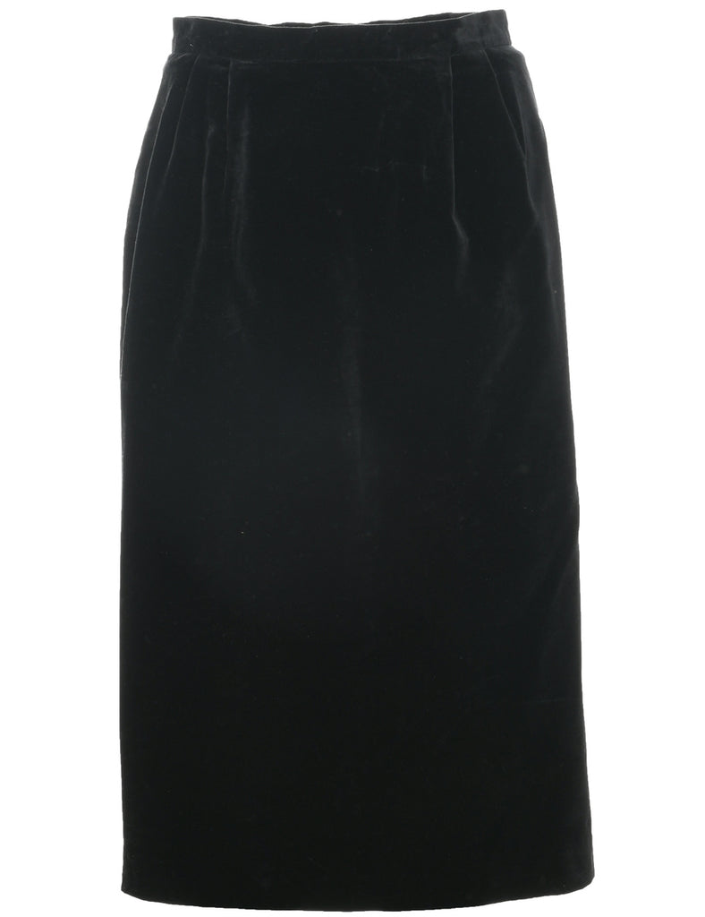 Velvet Pencil Skirt - S