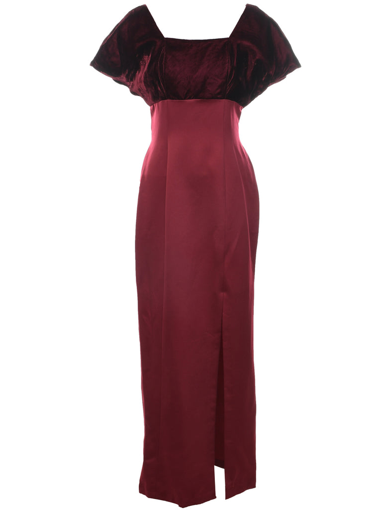Velvet Prom Dress - M