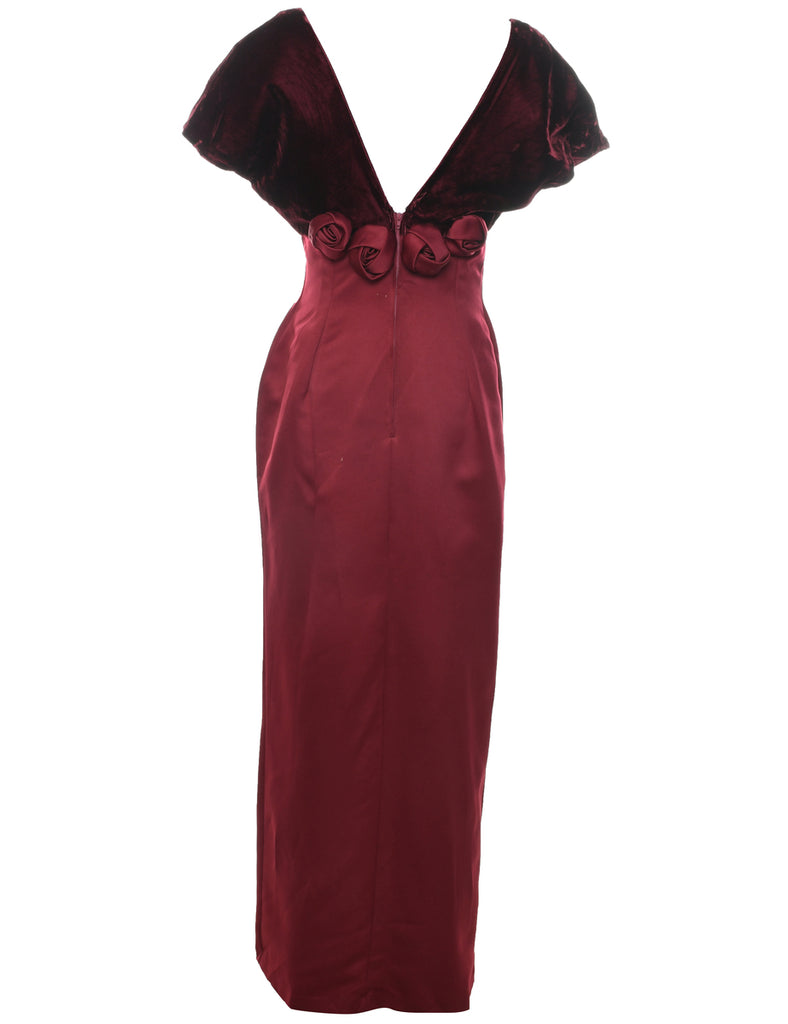 Velvet Prom Dress - M