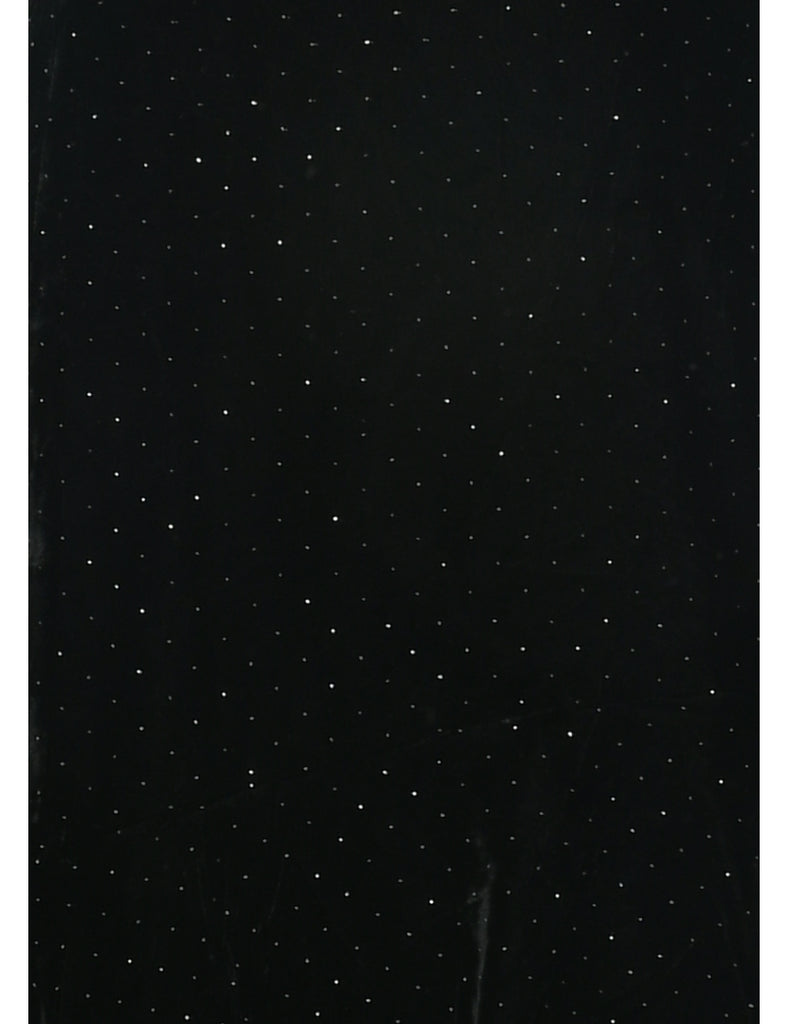 Velvet Sparkly Finish Evening Dress - M
