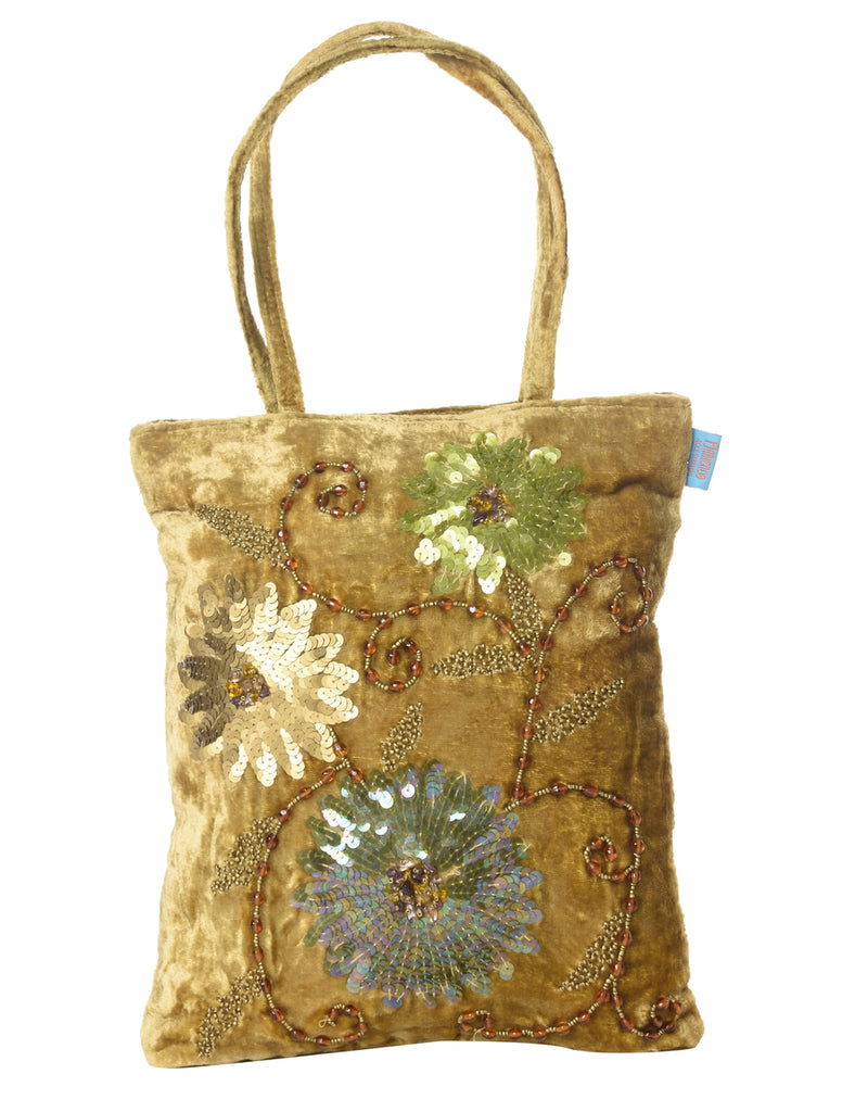 Velvet Tote Bag - S