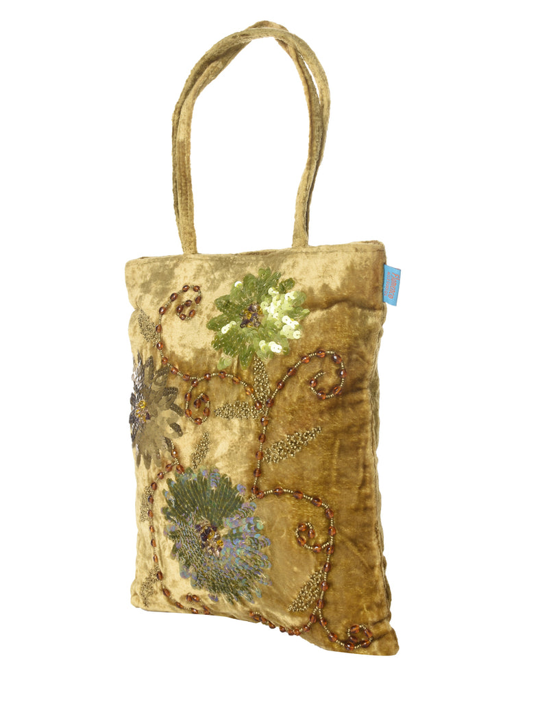 Velvet Tote Bag - S