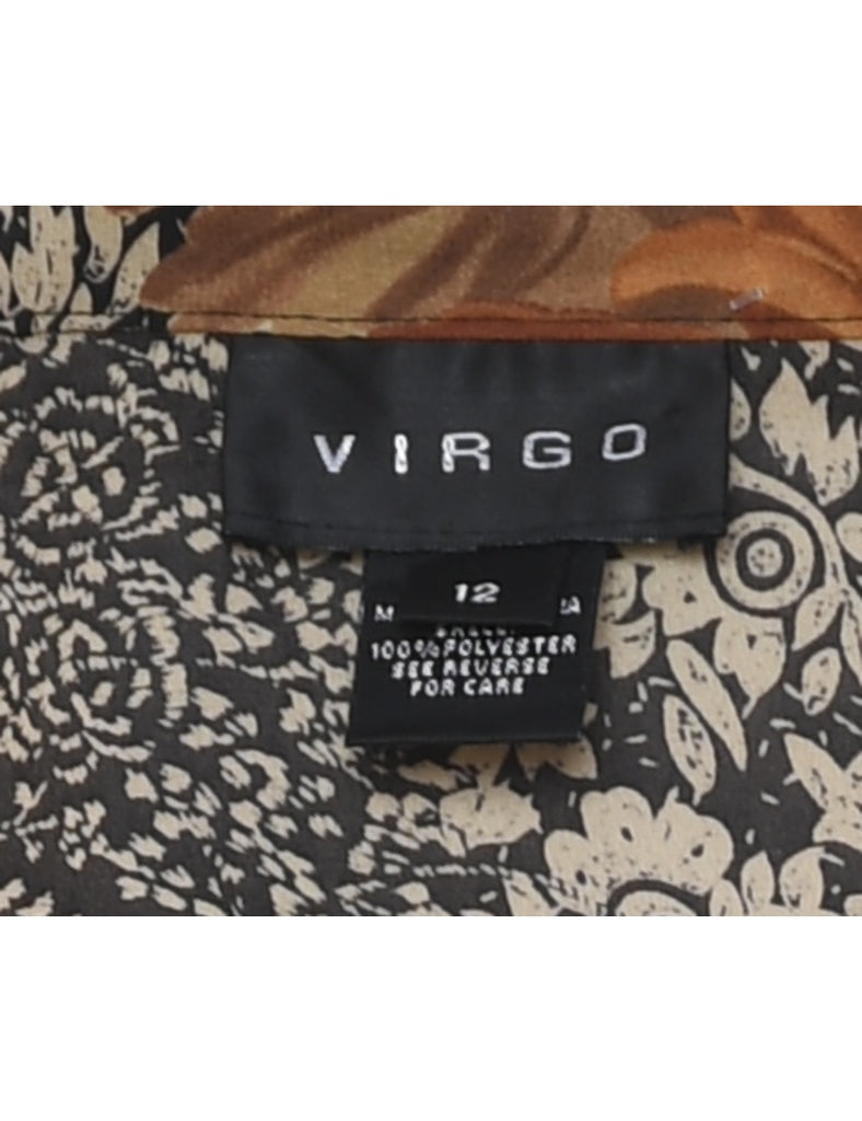 Virgo Floral Blouse - L