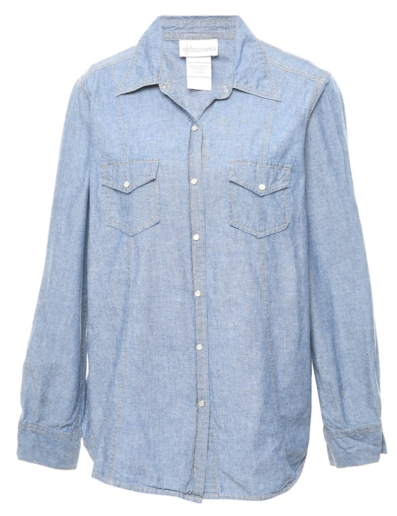 Western Denim Shirt - L