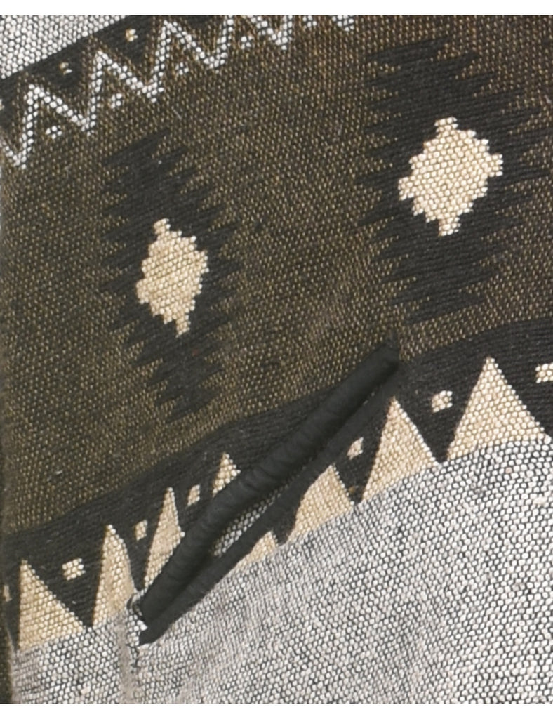 Western Horse Design Tapestry Jacket - L