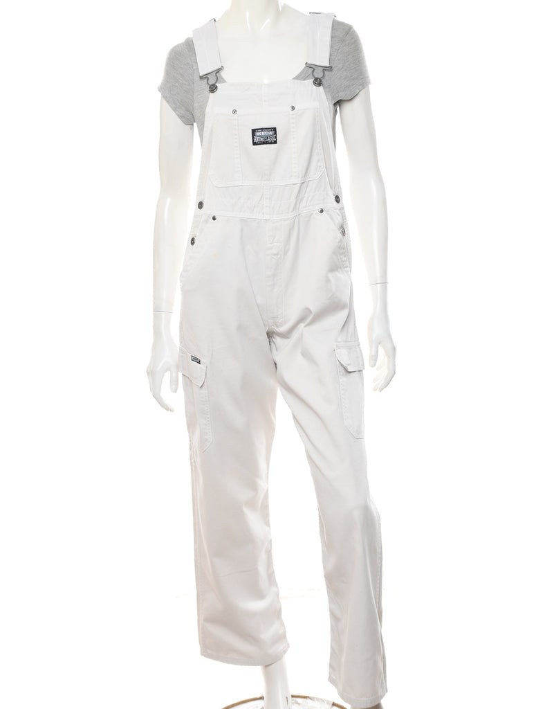 White Classic Dungarees - W33 L30