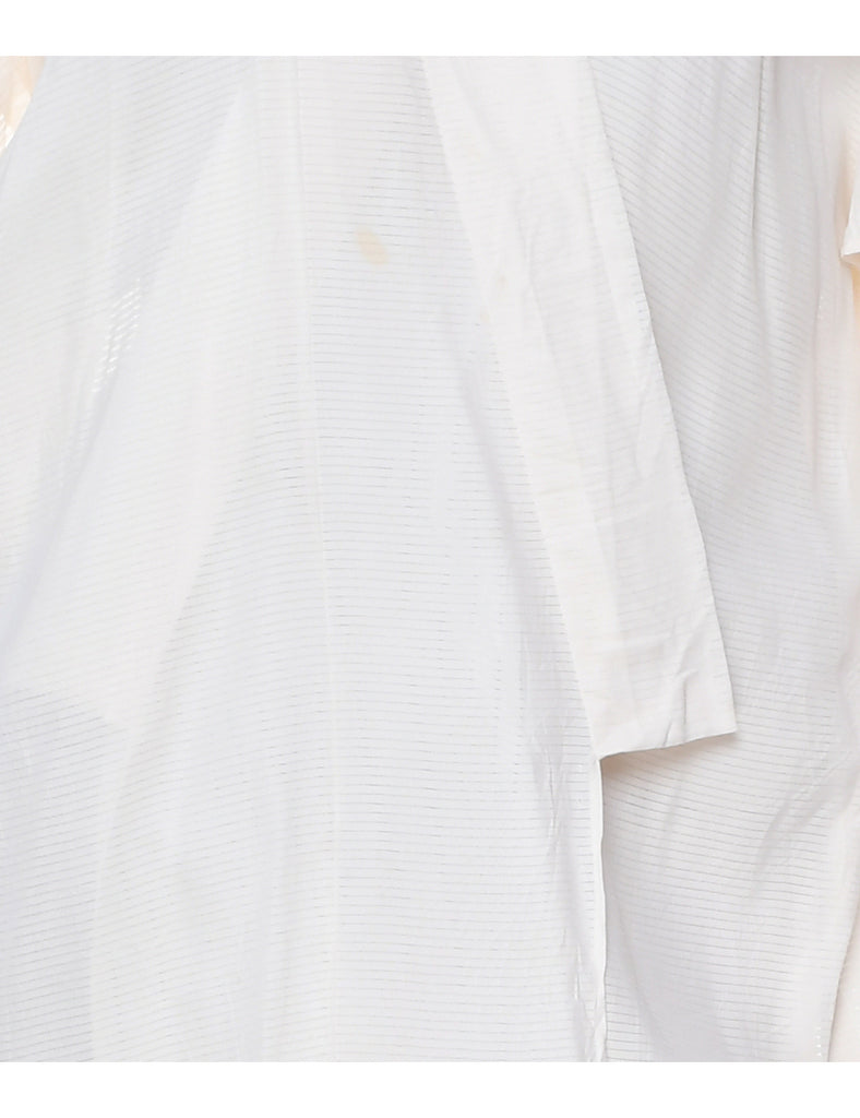 White Full Length Kimono - XL