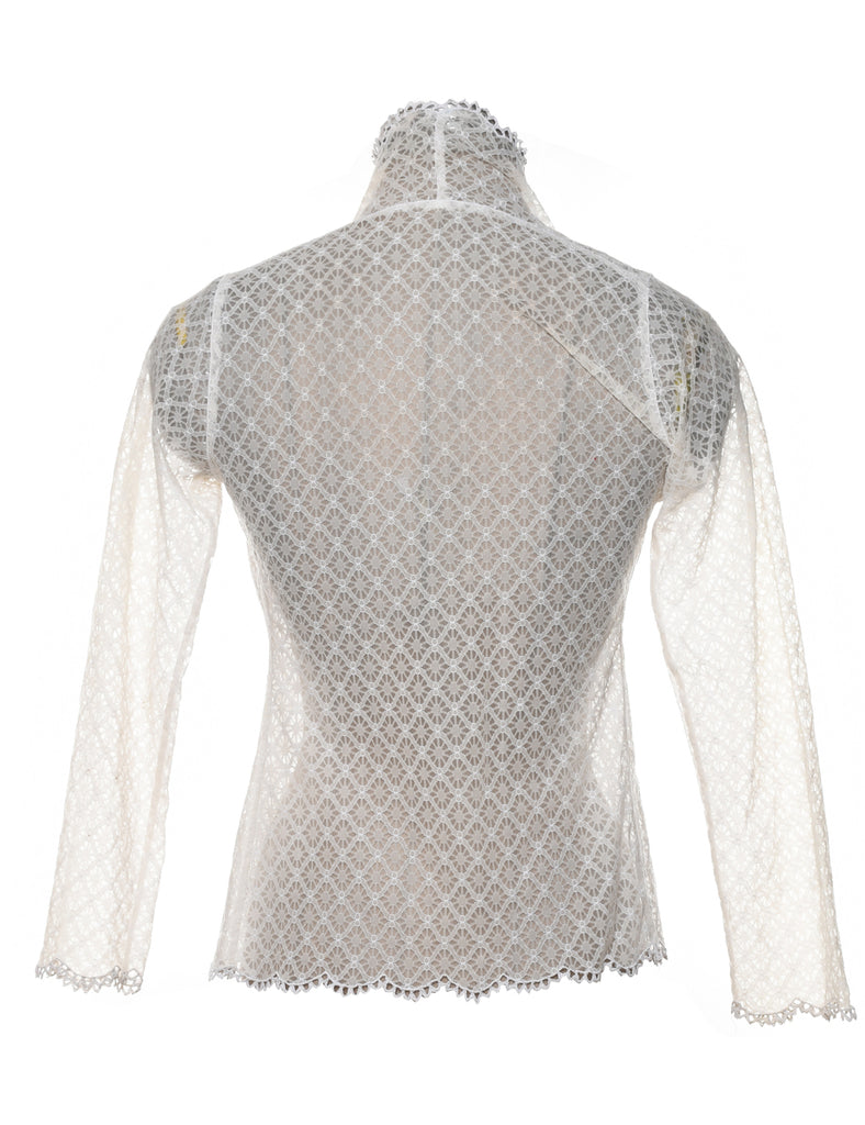White Lace Jacket - S