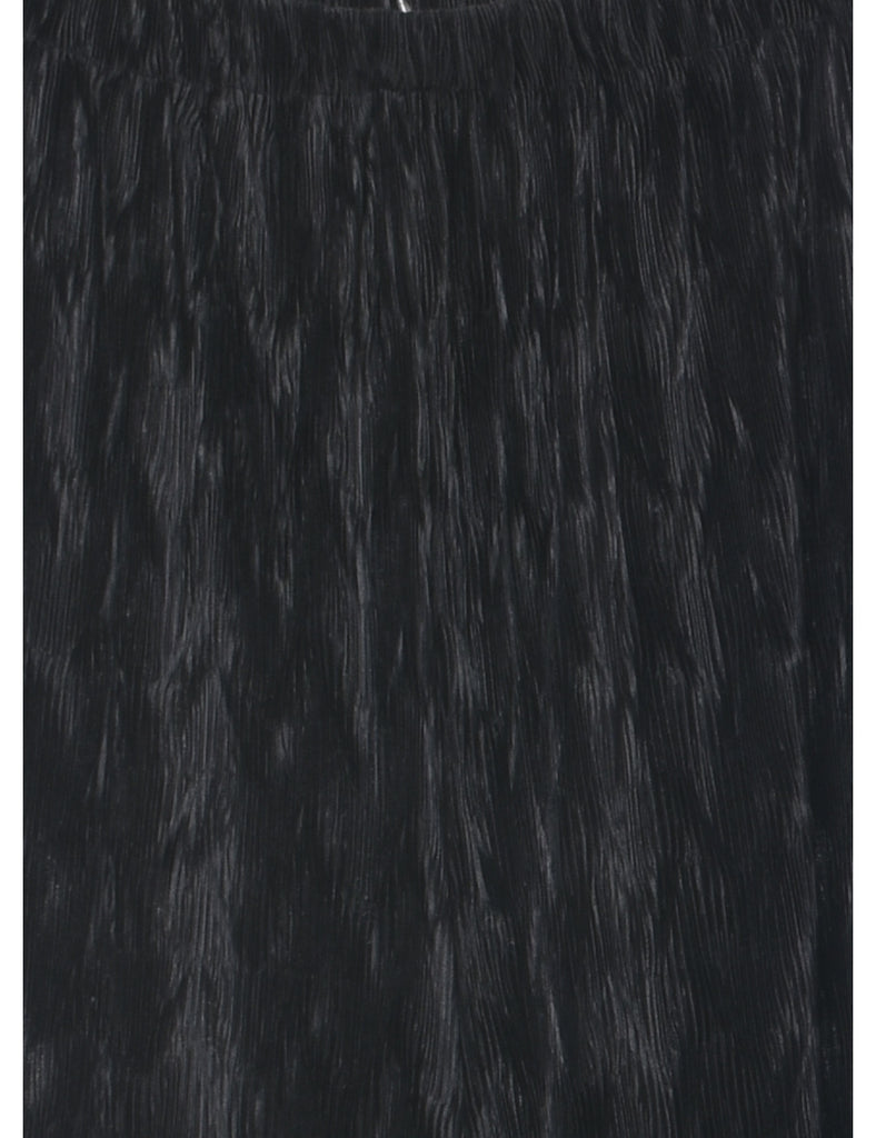 Wide Leg Black Trousers - W34 L28