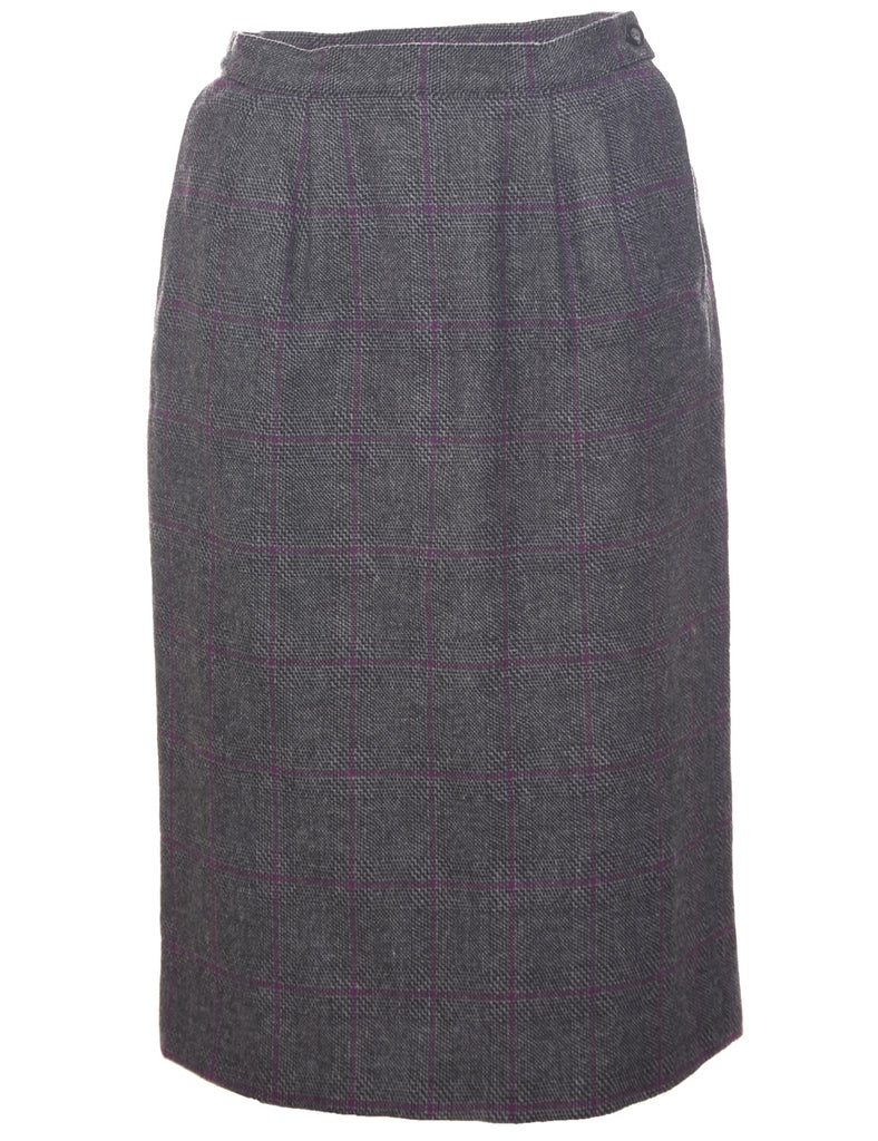 Wool Pendleton Pencil Skirt - S