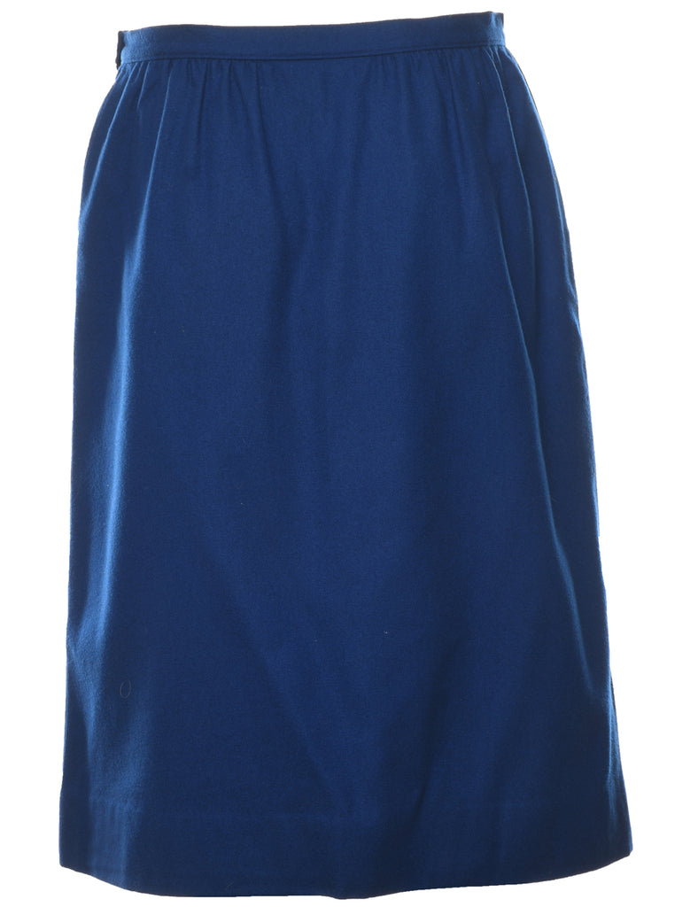 Wool Pendleton Pencil Skirt - M