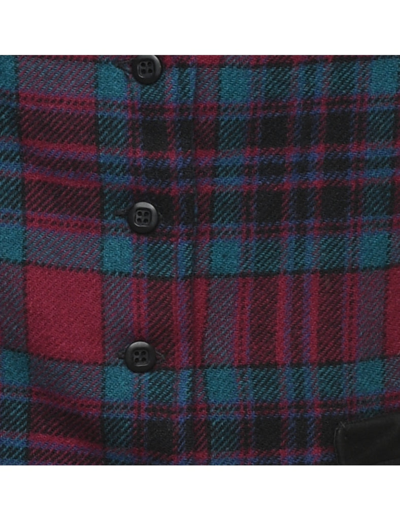Woolrich Checked Waistcoat - L