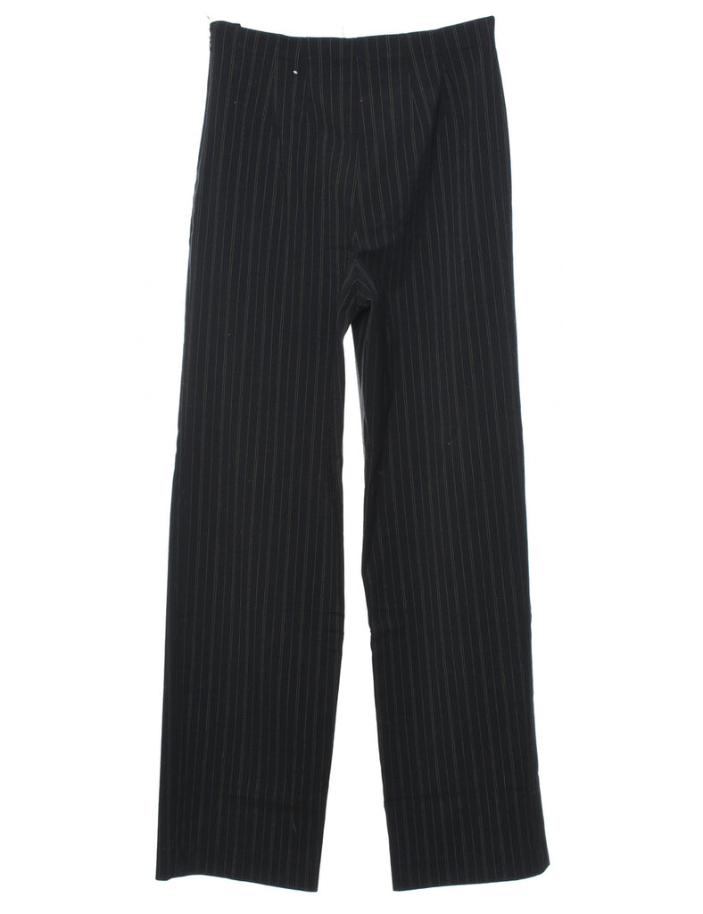 Worthington Black Pinstriped Trousers - W25 L31