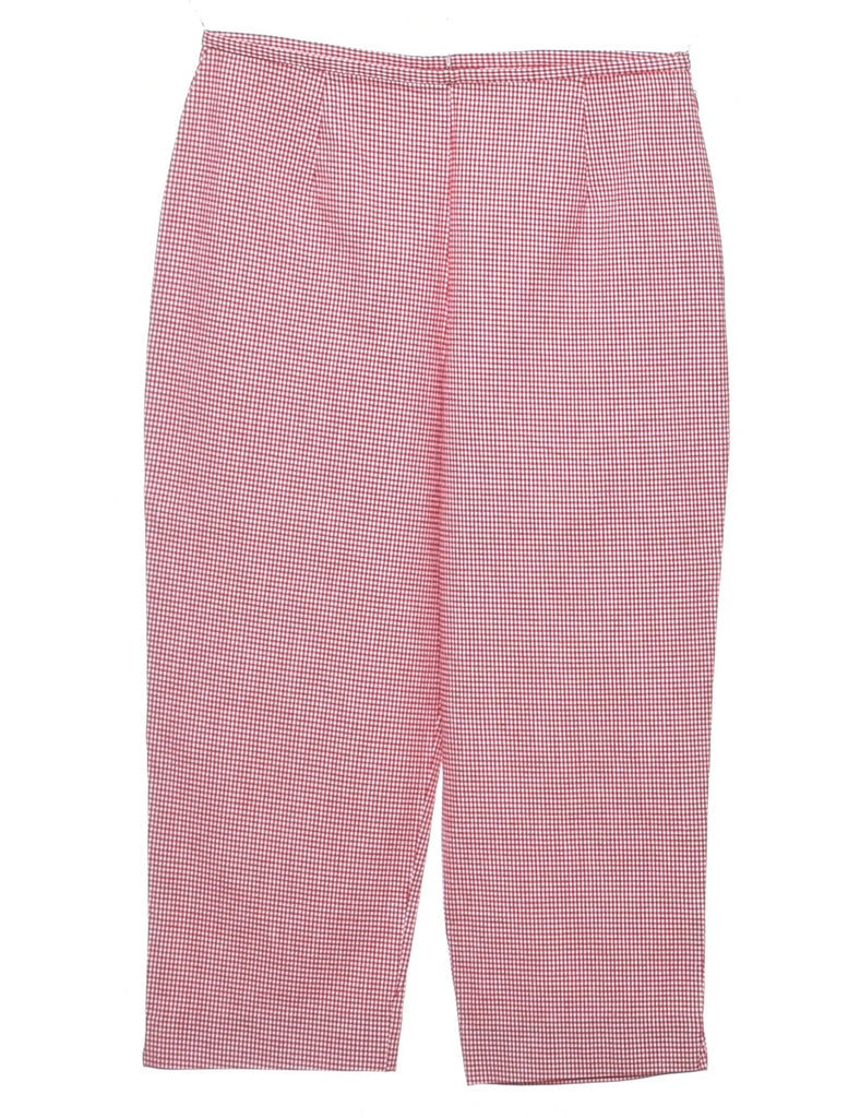 Worthington Gingham Pattern Trousers - W30 L21