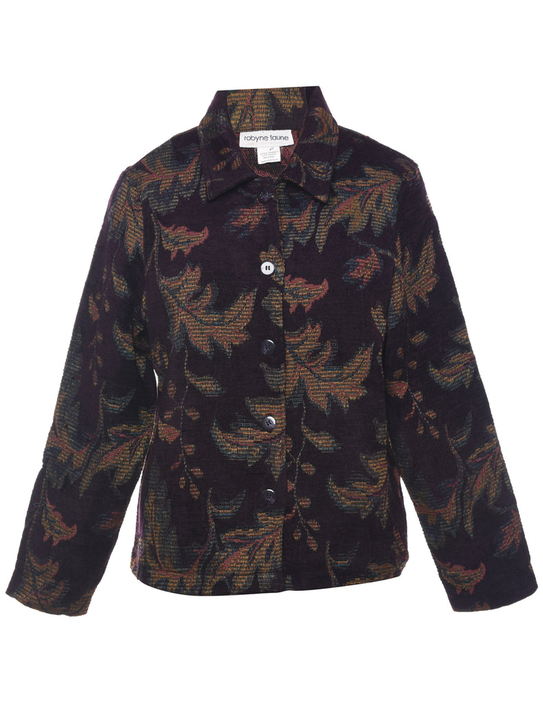 Woven Finish Tapestry Jacket - L