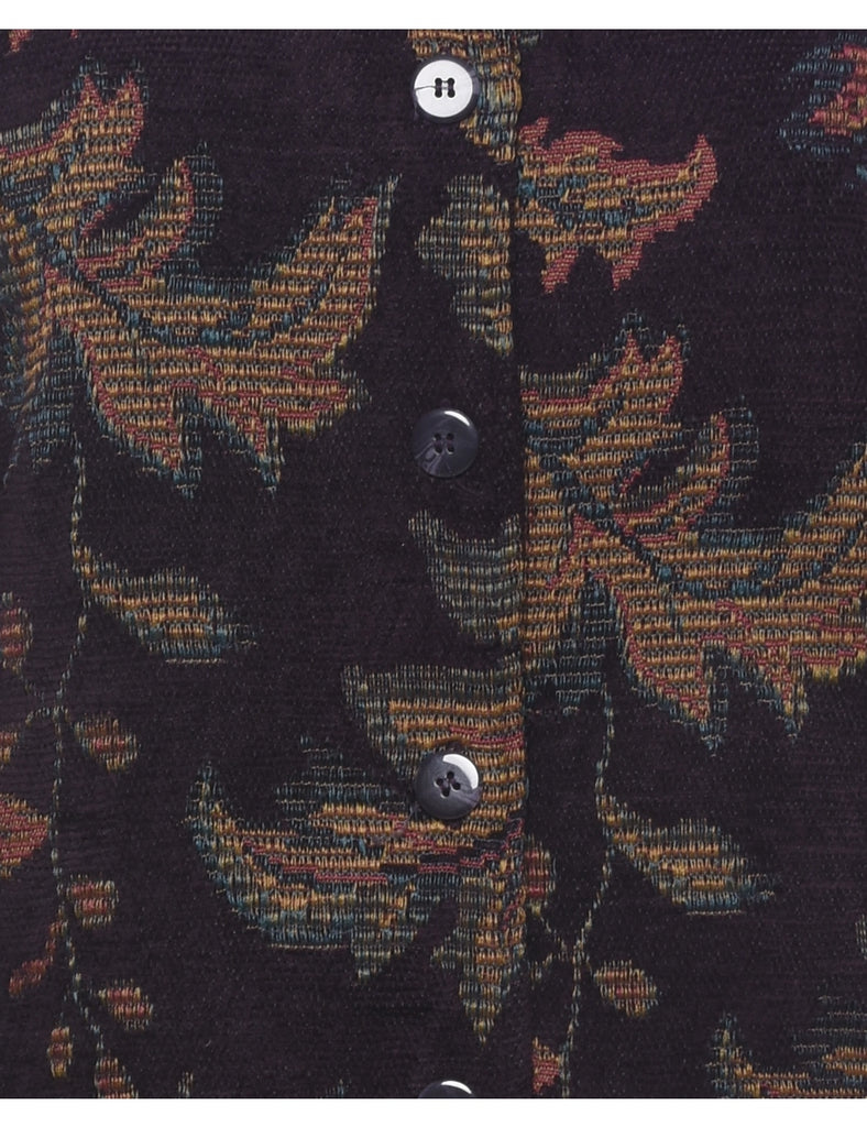 Woven Finish Tapestry Jacket - L