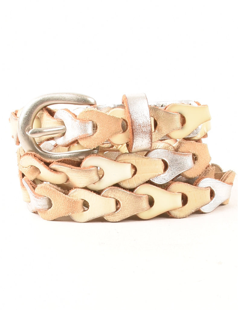 Woven Skinny Belt - M