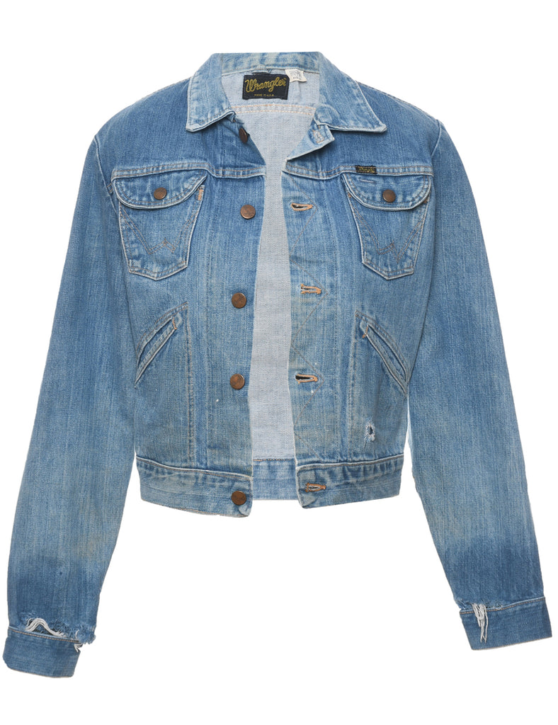 Wrangler Stone Wash Denim Jacket - M