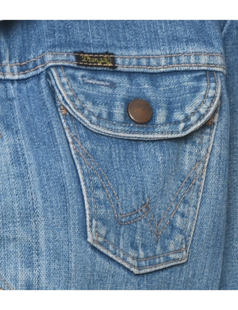 Wrangler Stone Wash Denim Jacket - M