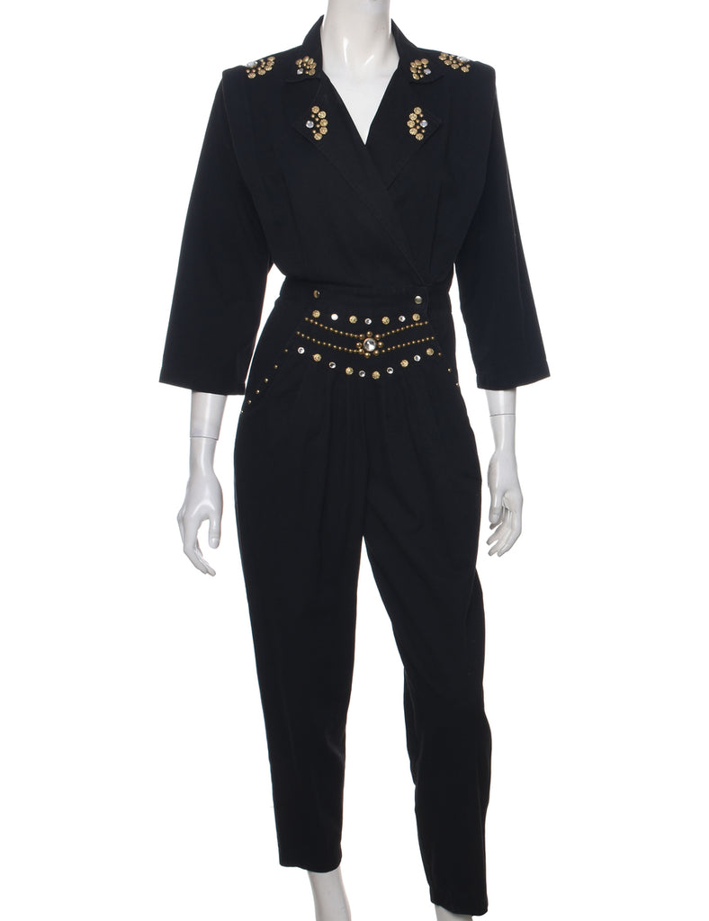 Wrap Front Jumpsuit - S