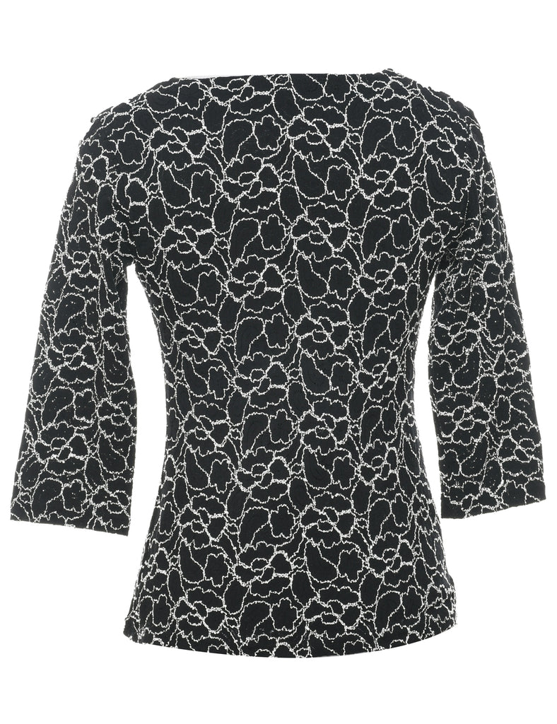 Wrapper Printed Top - M