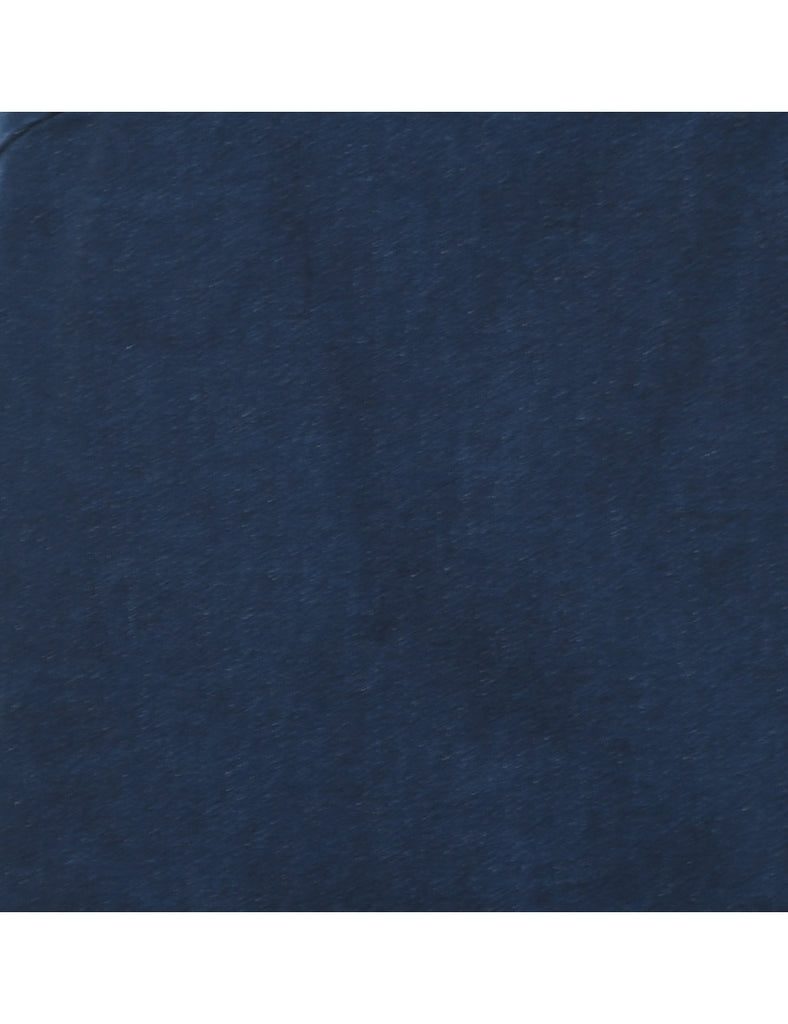 Y2K Denim Indigo Top - M
