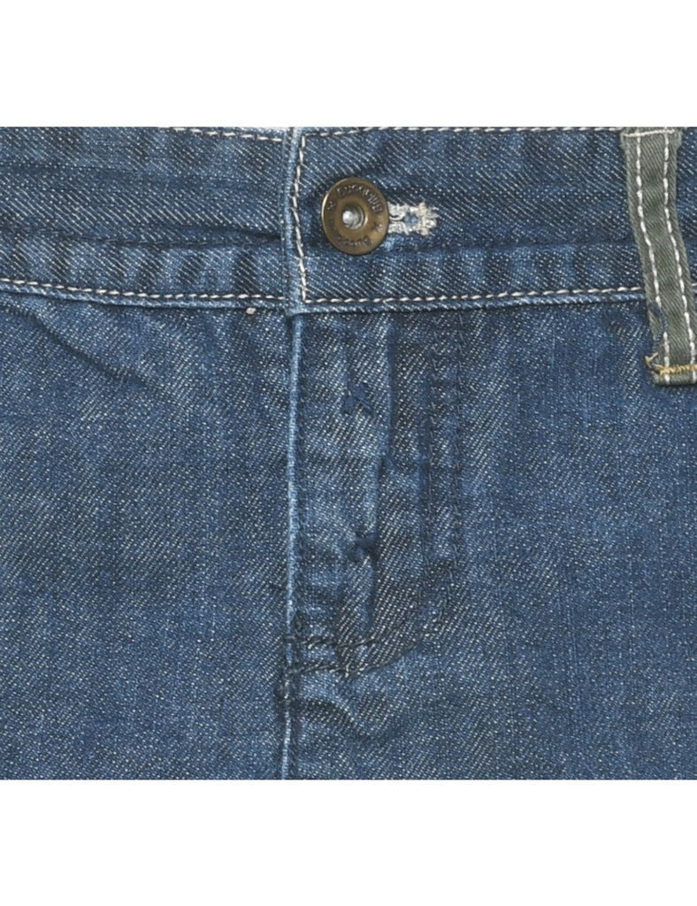 Y2K Indigo Denim Mini Skirt - L
