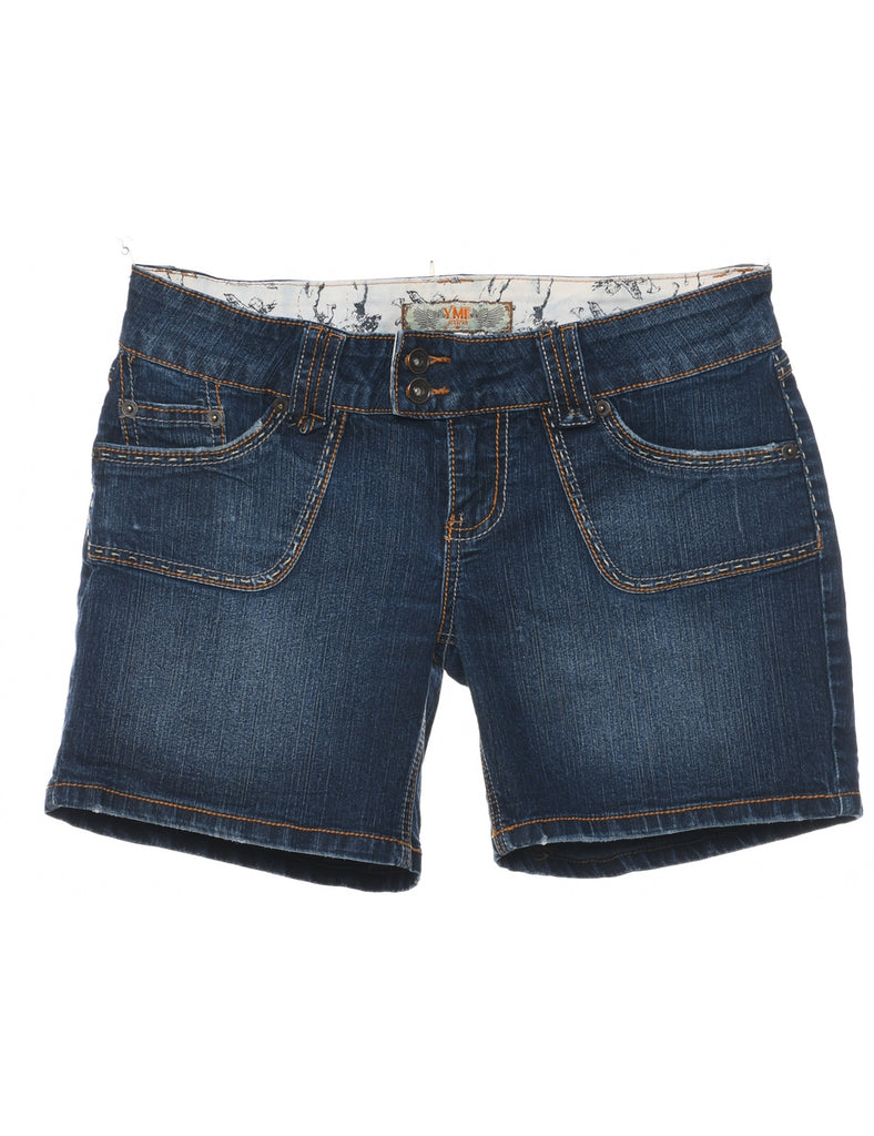 Y2K Indigo Denim Shorts - W28 L5