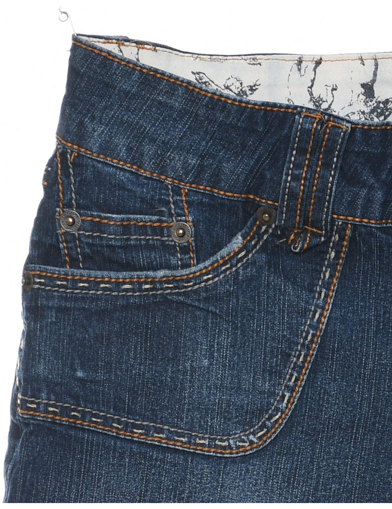 Y2K Indigo Denim Shorts - W28 L5