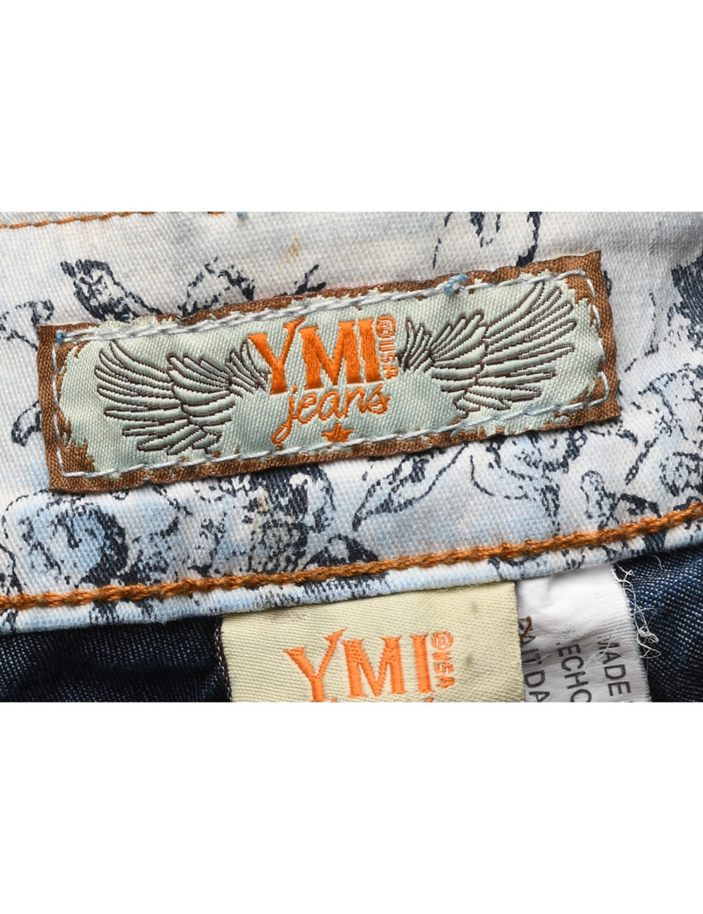 Y2K Indigo Denim Shorts - W28 L5