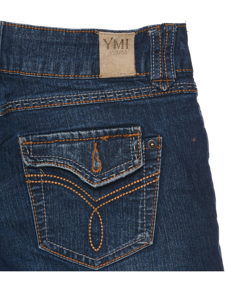 Y2K Indigo Denim Shorts - W28 L5