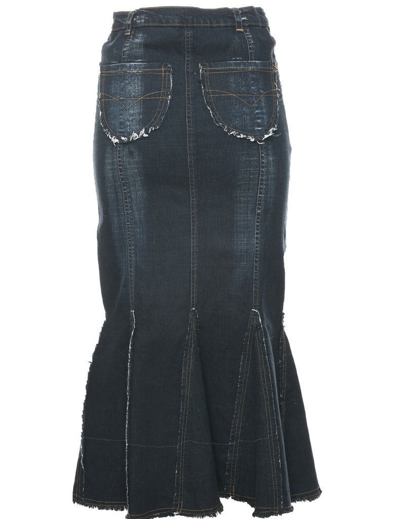 Y2K Indigo Denim Skirt - S