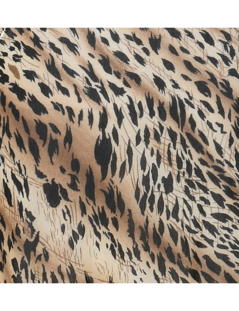 Y2K Leopard Pattern Slip - S
