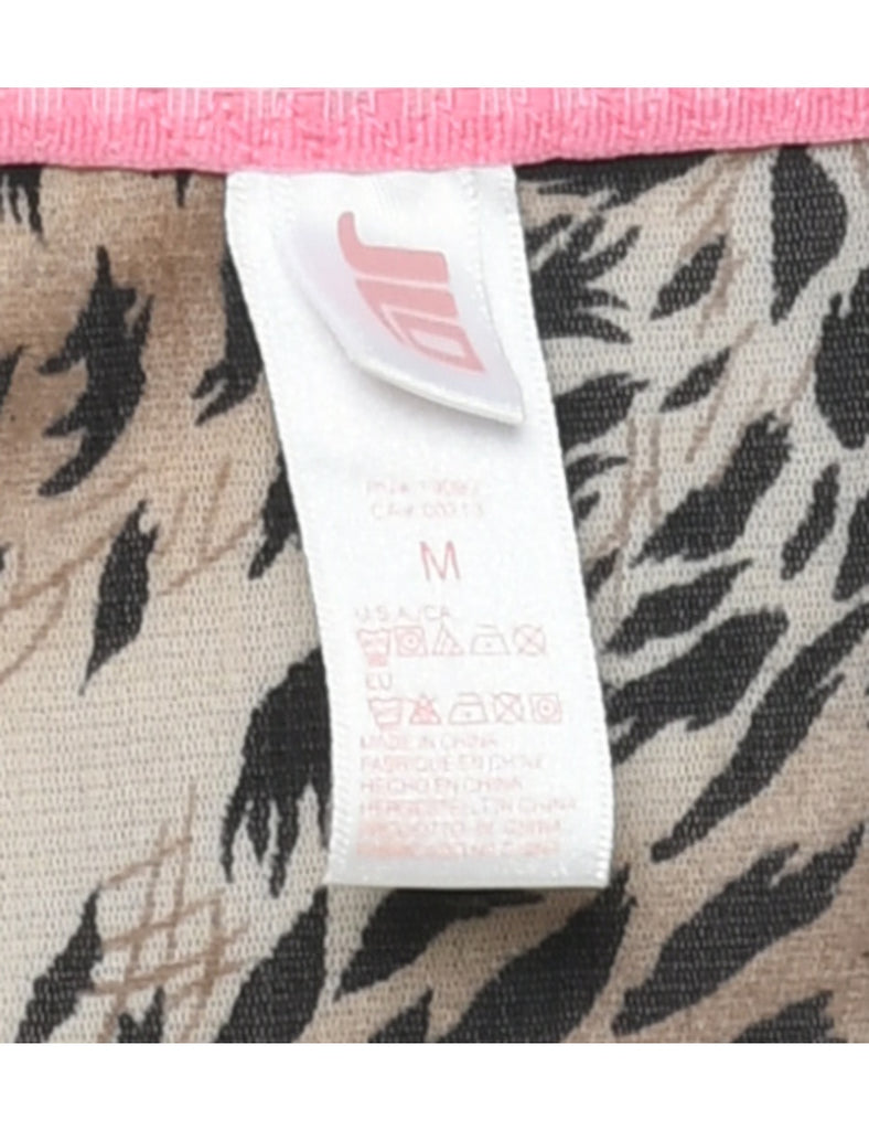 Y2K Leopard Pattern Slip - S