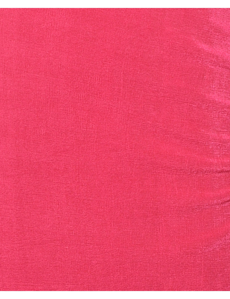 Y2K Pink Maxi Dress - XL