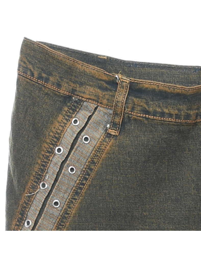 Y2K Stonewash Bootcut Jeans - W32 L31