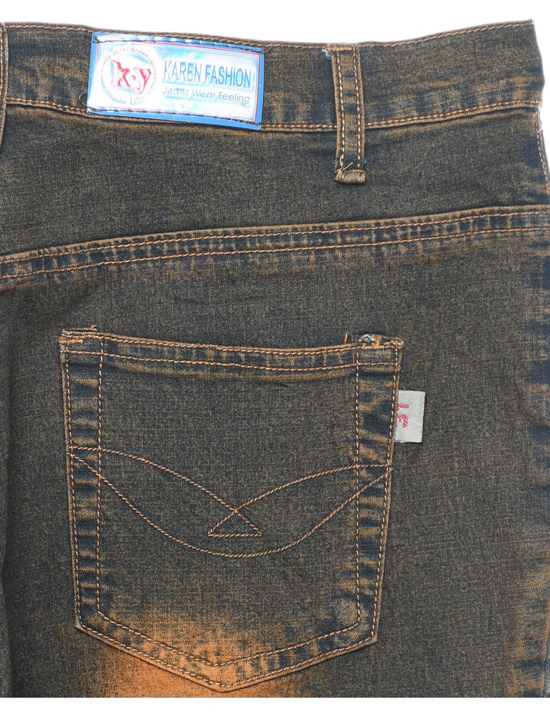 Y2K Stonewash Bootcut Jeans - W32 L31