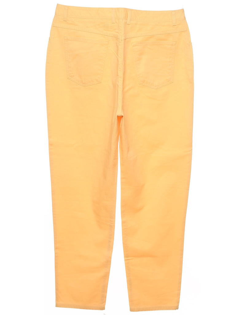 Yellow Tapered Trousers - W36 L30