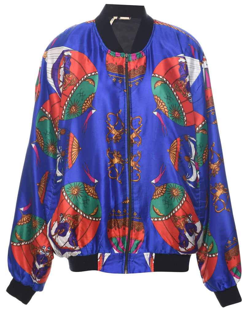 Zip Front Bomber Jacket - XXL