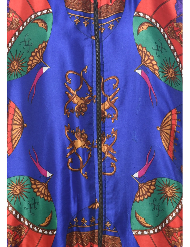 Zip Front Bomber Jacket - XXL