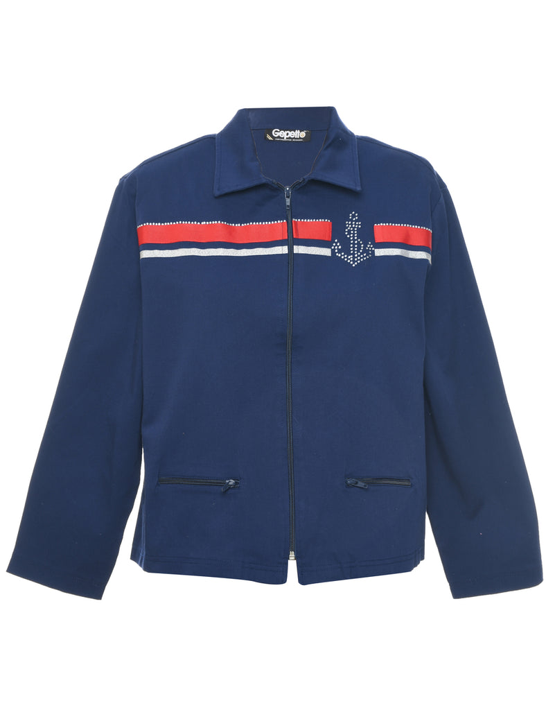 Zip Front Jacket - M