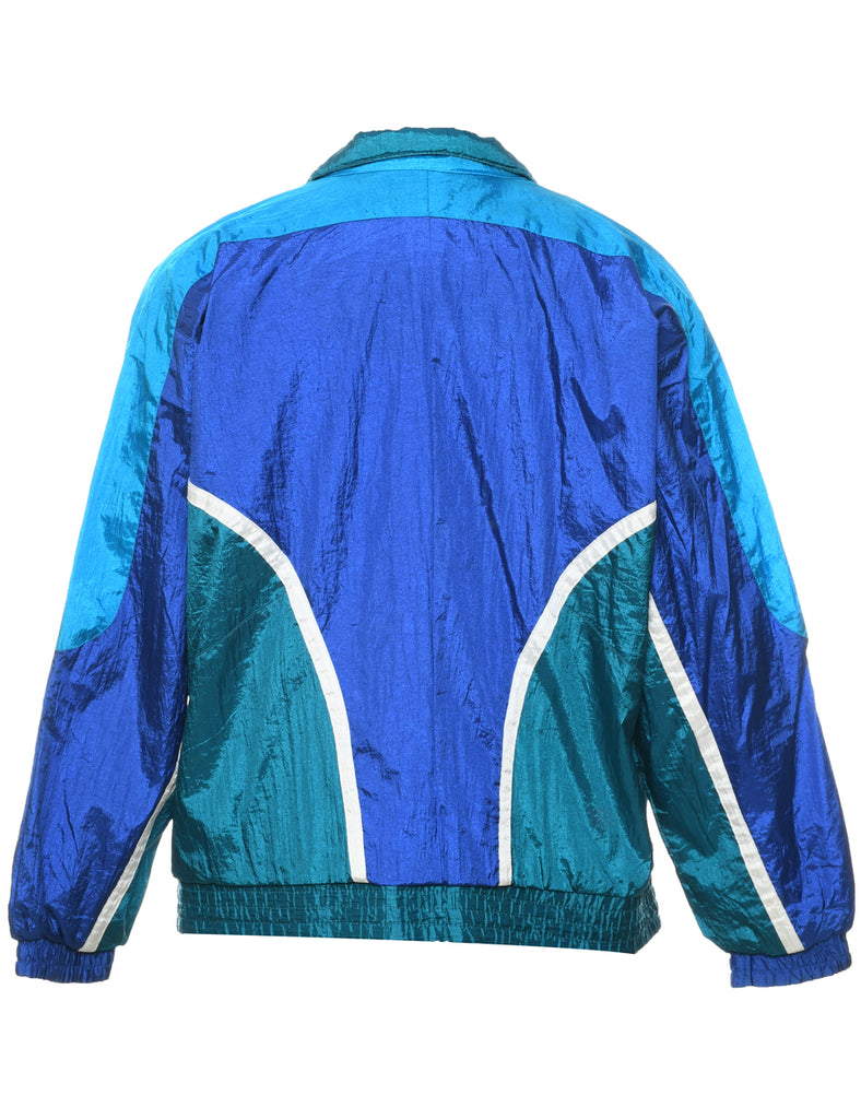 Zip Front Nylon Jacket - M