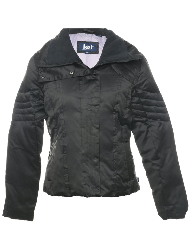 Zip Front Puffer Jacket - M