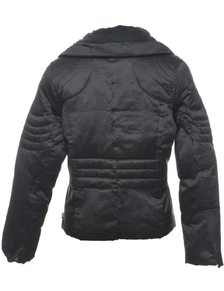 Zip Front Puffer Jacket - M